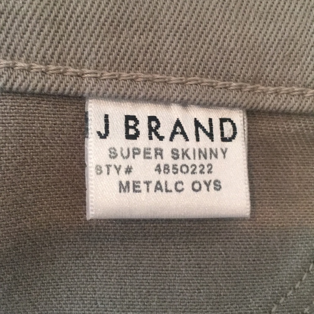 J Brand super skinny metallic jeans - Picture 5 of 6